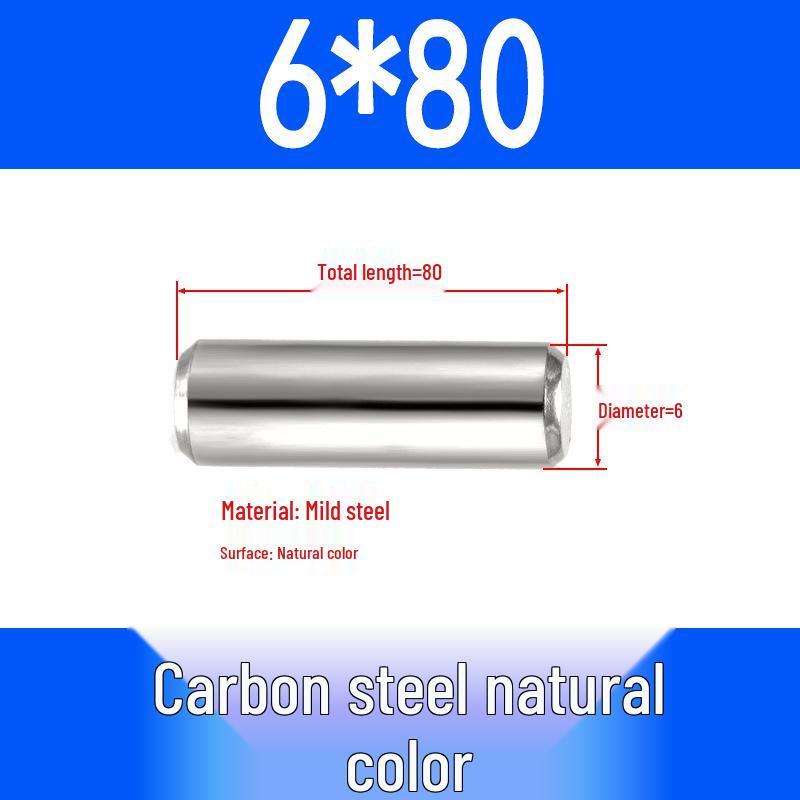 GB119 Iron Cylindrical Positioning Pin - Solid Pin Shaft M3M4M5M6M8M10M12