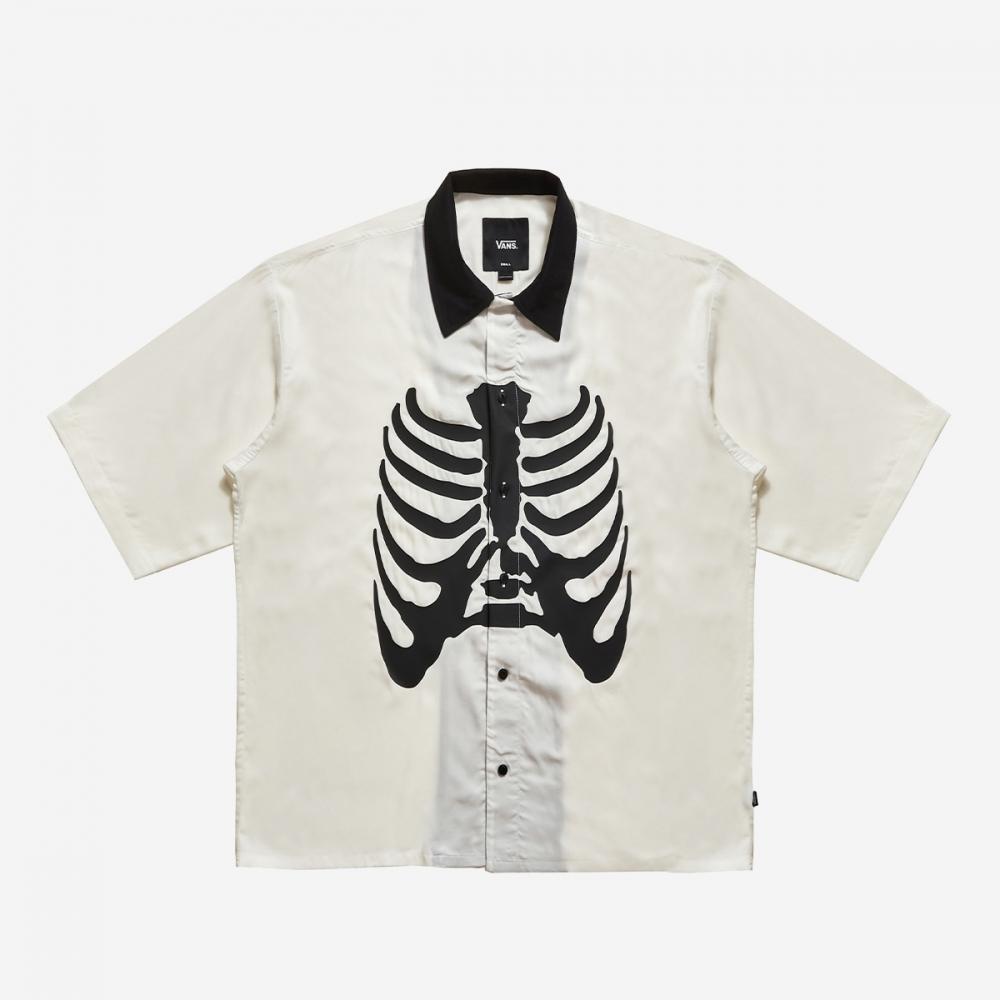 

Vans Skeleton Short Sleeve Shirt Vn000jhhfs8 Marshmallow L