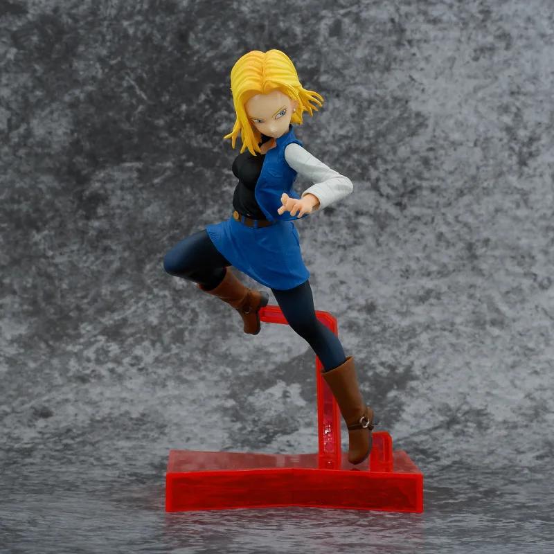 

2023 LATEST Dragon Sphere Z DBZ Animation Android 17 Lapis Android 18 lazuli POLYVINYL CHLORIDE Action Figure Animation Design Miniature Plaything