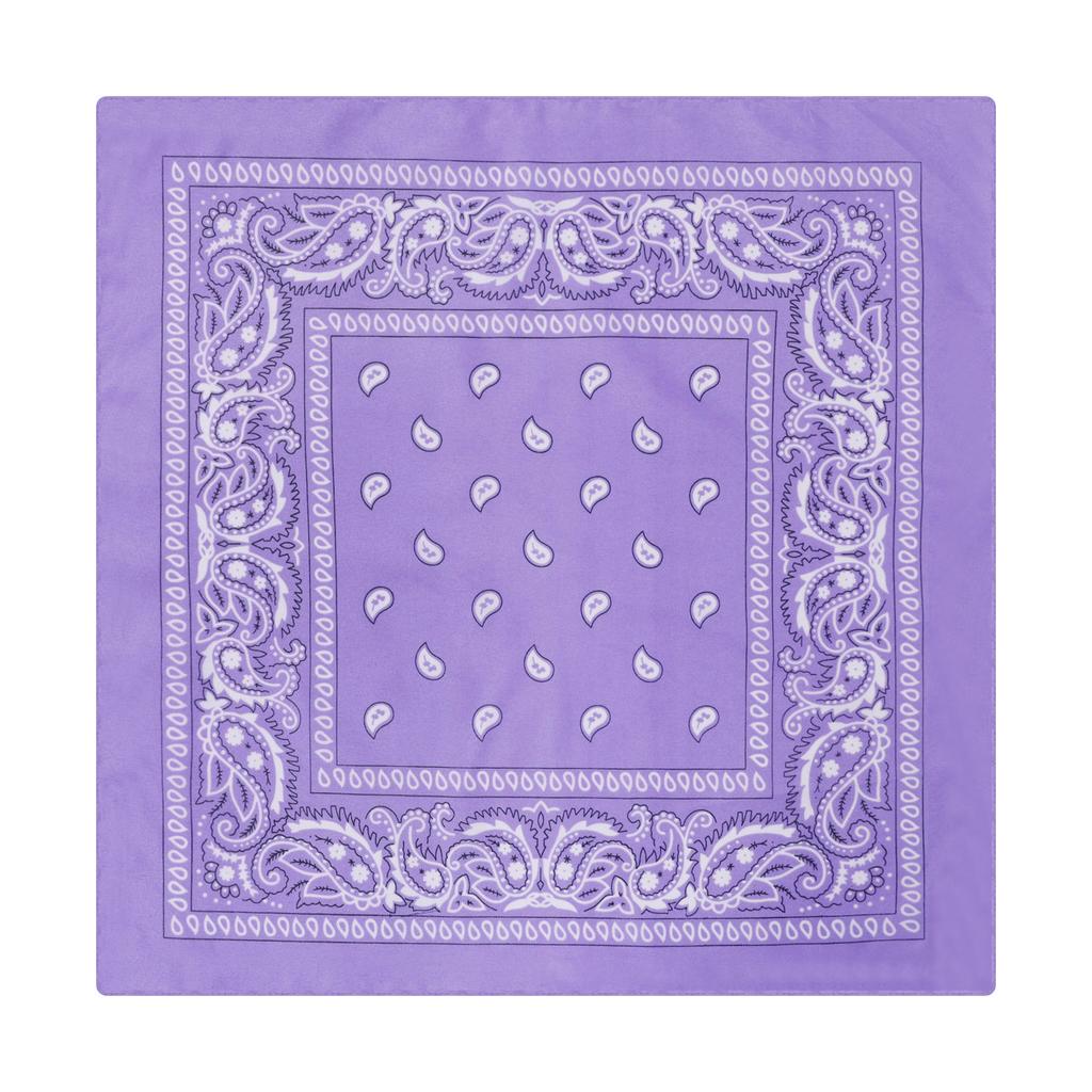 1Pc Paisley Cashew Flower Square Scarf Hip Hop Outdoor Riding Bandana Headscarf