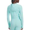 Under Armour Solid Color Hooded Stretch Long Sleeve Jacket Women jackets New-Green 6011036-361