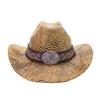 Amazon Cross-Border Explosion, European And American Classic Crocodile Pattern, Western Cowboy Hat, Men'S And Women'S Fashion One-Word Jazz Top Hat