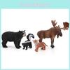 Childrens Animal Figurine Set Pvc Creative Desktop Wildlife Collection For Kids Playroom