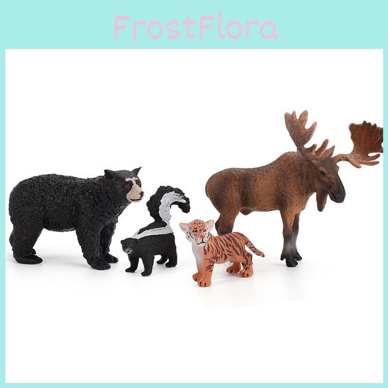 Childrens Animal Figurine Set Pvc Creative Desktop Wildlife Collection For Kids Playroom