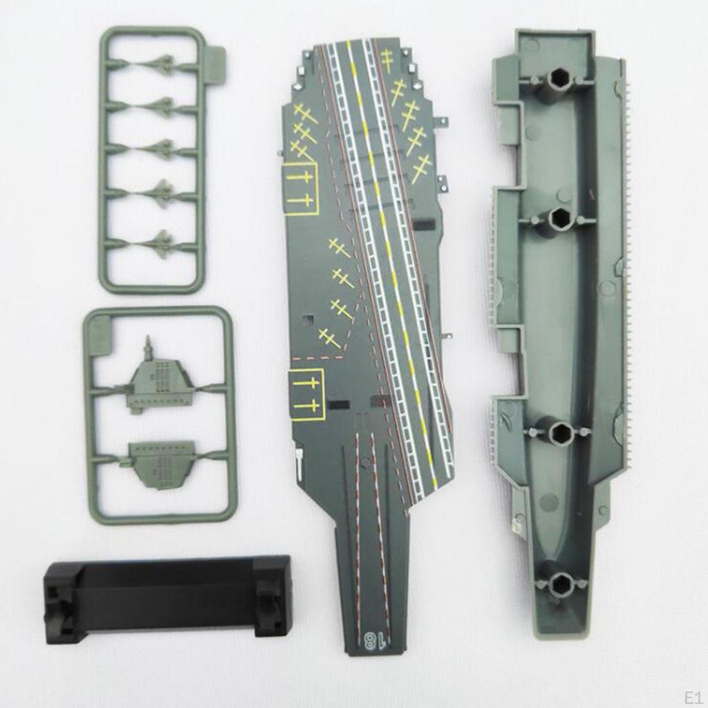 Portaaviones de juguete de 8 piezas, modelo de buque de guerra para escritorio, juego de barcos de guerra, ensamblado en 4D