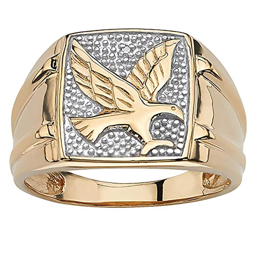 Nieuwe Luxe en High-end Dubbele Europese en Amerikaanse Heren Retro Adelaar Ring Mode Ring Product