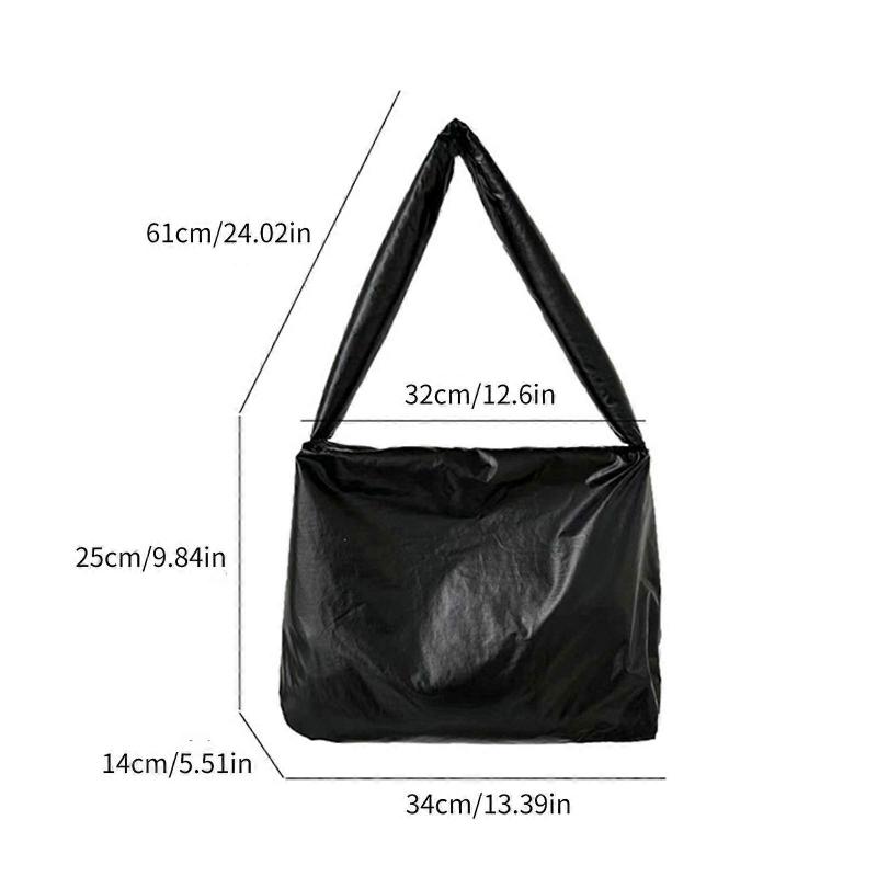 Taška přes rameno Lehká taška pod paži Kabelka Měkká taška přes rameno pro ženy Nákupní taška Plážová taška Stříbrná