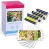 Papier Photo - Aken - KP-108IN - 108 Feuilles - Compatible Canon Selphy - 3 Cartouches d'Encre
