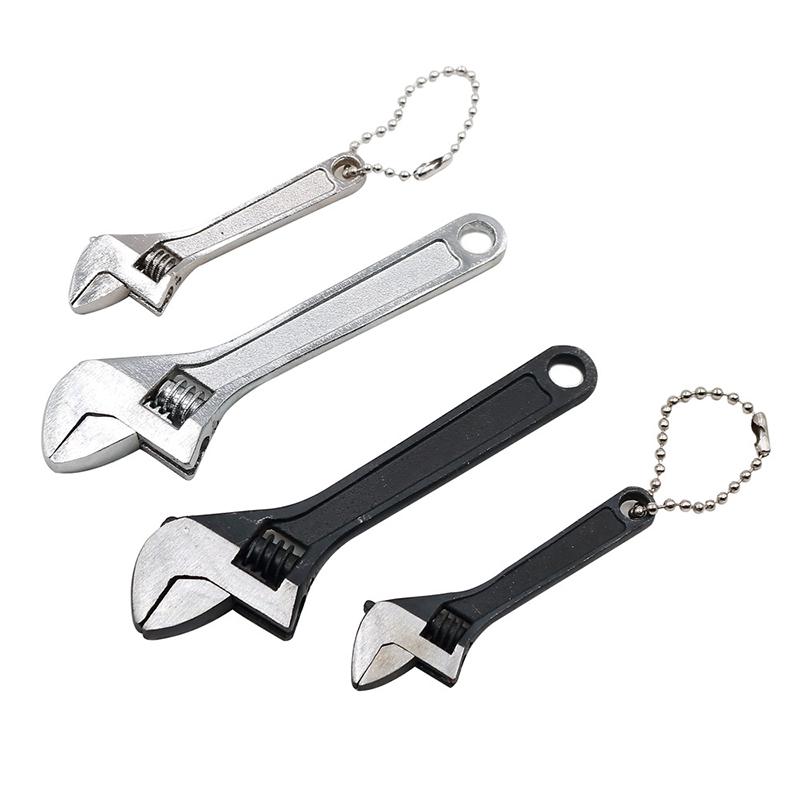 1 Pezzo Chiave Inglese in Acciaio al Carbonio Mini Attrezzo Chiave Regolabile Mini Chiave Inglese Aperta Mini Attrezzo Chiave a Rullino