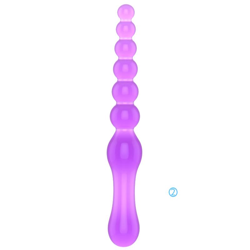 Please Jelly Analplug & Perlen-Massagegerät – Paar-Erwachsenenspielzeug