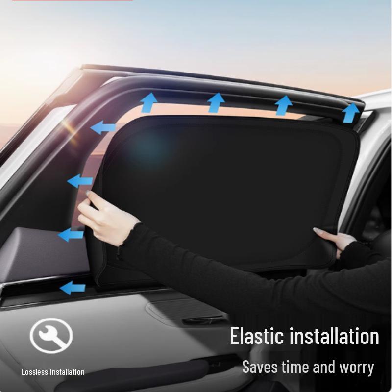 BYD Fangchengbao Bao7 Full Car Sunshade: Privacy, Cooling, Heat Insulation, and Full Blackout for Parking & Camping
