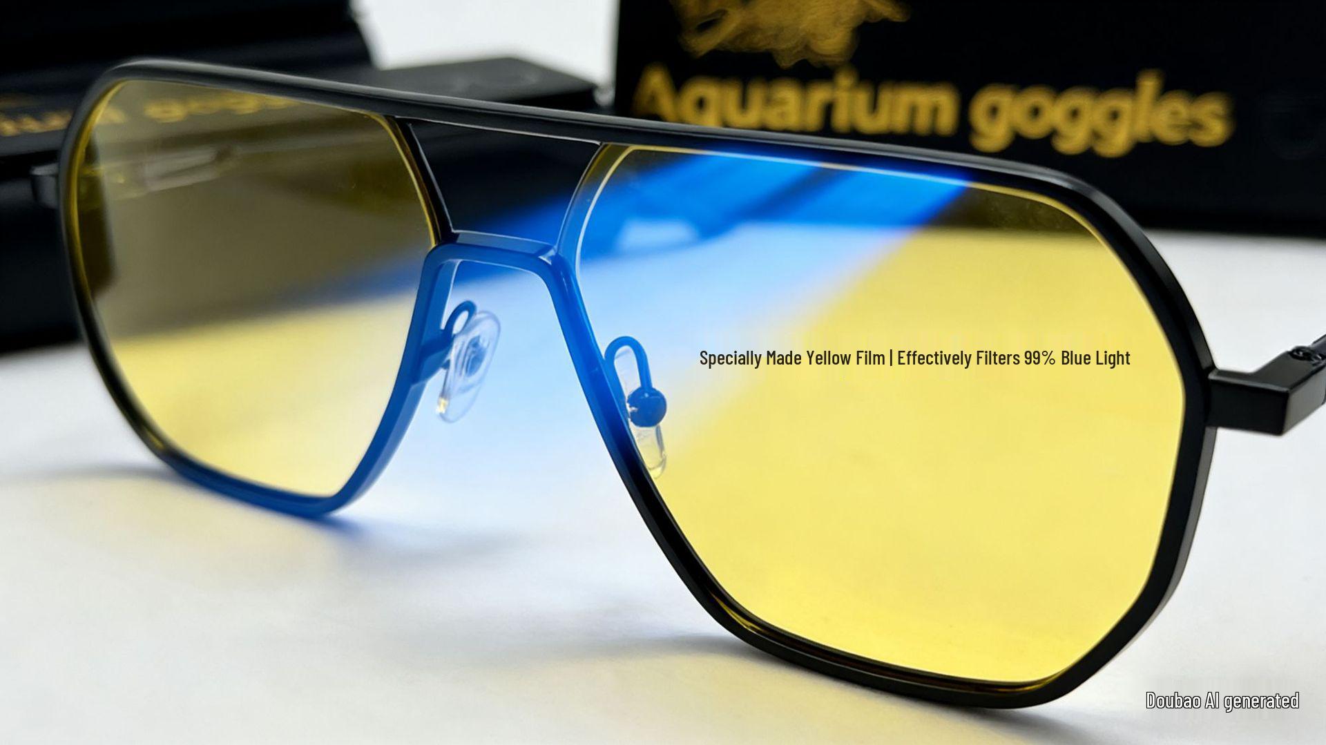 

Top Player Coral Tank Blue Light Blocking Glasses - Restores Natural Coral Colors for Better Observation
