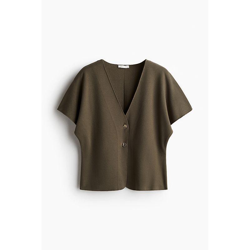 

HM 2025 New Fall Women s Clothing Short Coat Batwing Sleeve Cardigan 1291321