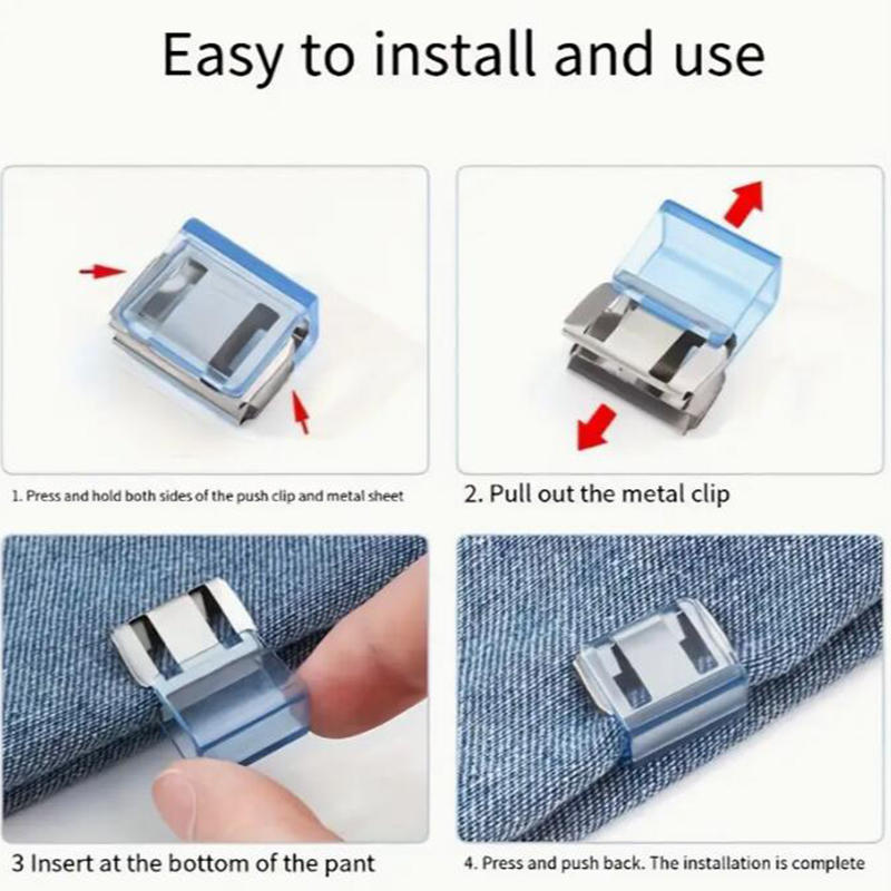 10/20 Stück Unsichtbarer Beinverkürzer Clip Rutschfester Hosenbund Clip Verwendet für Anti-Schlepp Hosen Saum Befestigungsvorrichtung Nahtlos Versteckt