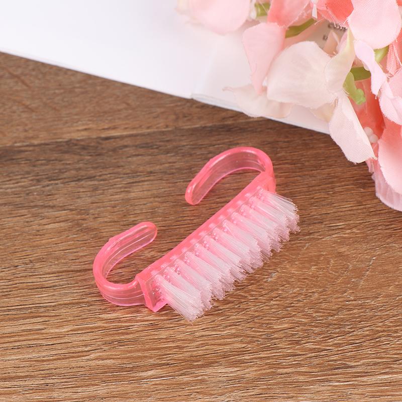 10Pcs Nail Clean Brush Finger Care Dust Clean Nail Art Brush Nail Manicure Tools