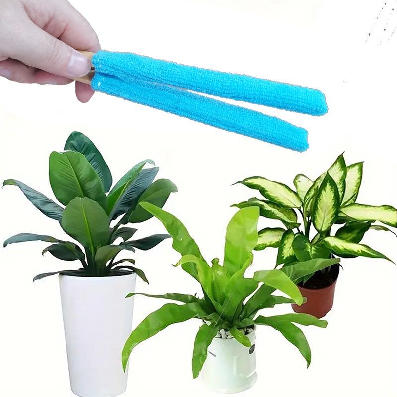 1 piece handheld soft-bristled leaf cleaning brush with handle - for home, garden, and outdoor use