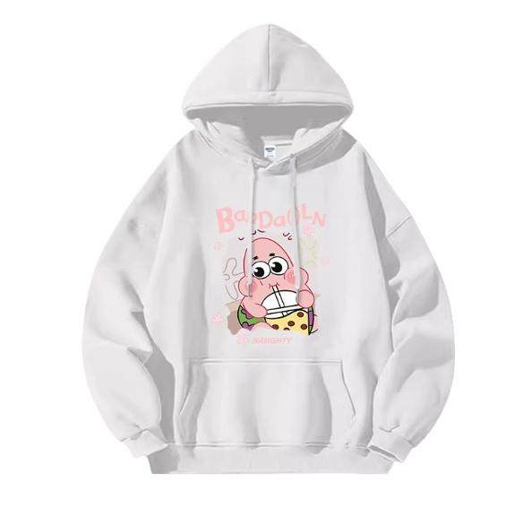 New SpongeBob SquarePants Printed Hoodie for Men and Women Couple's Hoodie 2025 New Autumn Style Pai Daxing Couple's Clothes