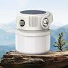 2400mAh Solar Camping Lantern Lcd Display Camping Light Durable Tent Lamp  Survival Power Outages