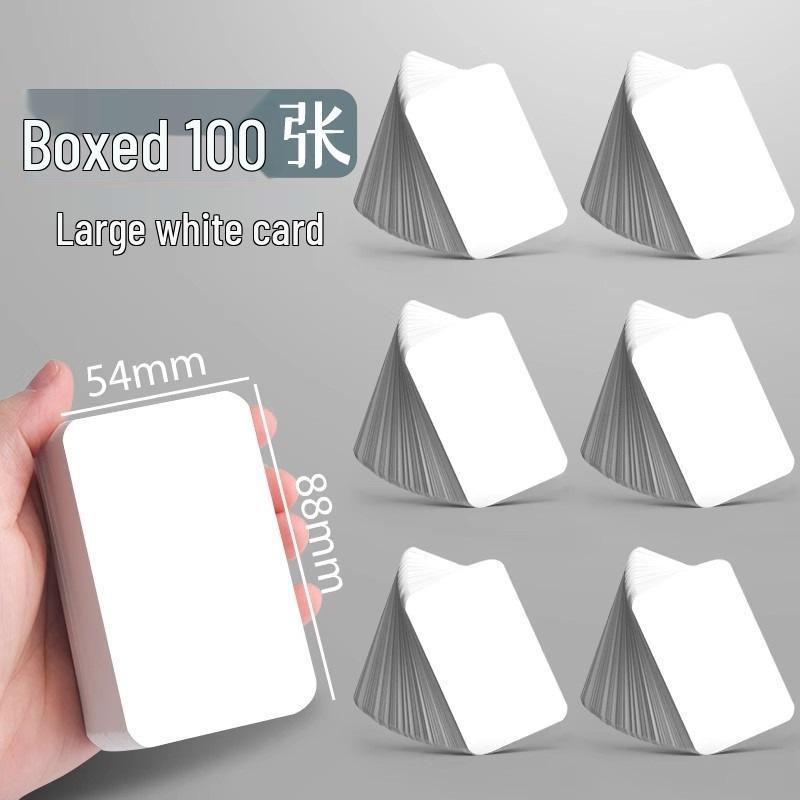 Small Blank Card for Handwritten Messages, Bookmarks, and Signatures