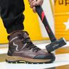High Top Safety Shoes Men Steel Toe Work Shoes Men Women Work Safety Boots Anti Smash Safety Indestructible Waterproof Boots