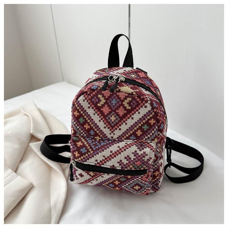 Unique Fashionable Canvas Backpack With Stunning Embroidery For Stylish Women In 2023