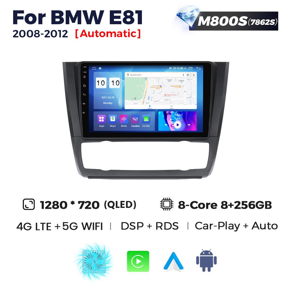 Navifly UIS7862S Android Car Radio For BMW 1 Series E81 E82 E87 E88 2004-2012 GPS Stereo BT Carplay Auto Multimedia Video Player