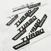 2Pcs TURBO 4MATIC+ Emblem for Mercedes Benz AMG W213 W205 W177 W167 A45S E63S GLE53 Fender Badge Logo Sticker Car Accessories