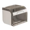 Transparent tissue holder roll paper box toilet wall mounted non perforated waterproof storage rack toilet paper holder