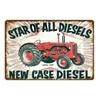 Vintage Farm Tractor Metal Signage Tin Signage Metal Vintage Farmhouse Courtyard Wall Art Decoration Mural Aesthetics Gift