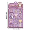 Papper Girls Dress Up Decorative Stickers Multicolor Handbook Stickers  for Kids