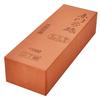 Akimonmaegishi Medium Sharpening Stone for Knives, Two-Blade, R-2, Red