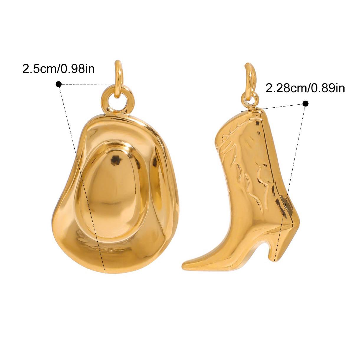 

Модный Шкатулка из Нержавеющей Стали Деним Панк DIY Кулон Покрытие PVD 18K Простой Изящный Металл Модные Аксессуары Бижутерия Подарок