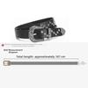 Trendy Versatile Y2k Punk Belt PU Leather Star Gothic Belt Hip-Hop Pin Buckle Belts Gifts