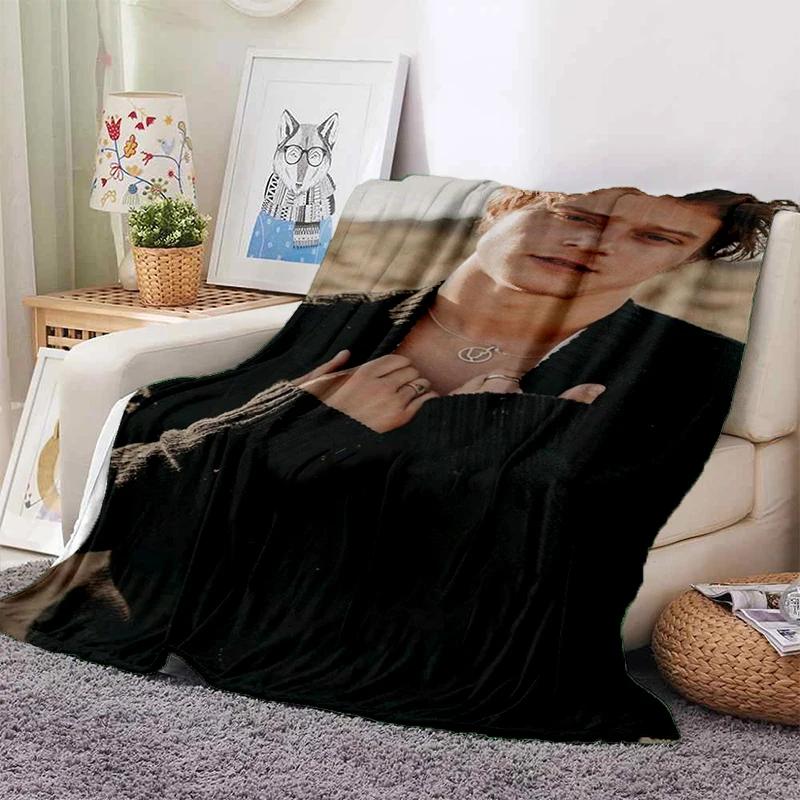 Coperta 3D Rudy Pankow Star JJ Maybank, Morbida Coperta Plaid per Casa Camera da Letto Letto Divano Picnic Viaggio Ufficio Coperta Regalo Bambini