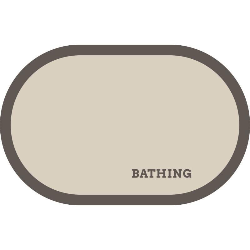 Modern Minimalist Diatomaceous Bathroom Rug With Non Slip Water Absorption For Home Use
