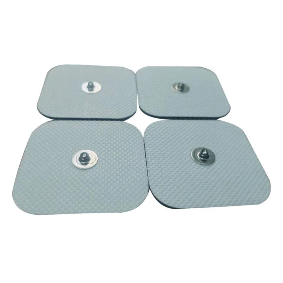 20pcs 3.7mm Stud Electrodes Hollow Head Dual Snap Tens Gel Adhesive Replacement Muscle Stimulator Electrotherapy Massage Pads
