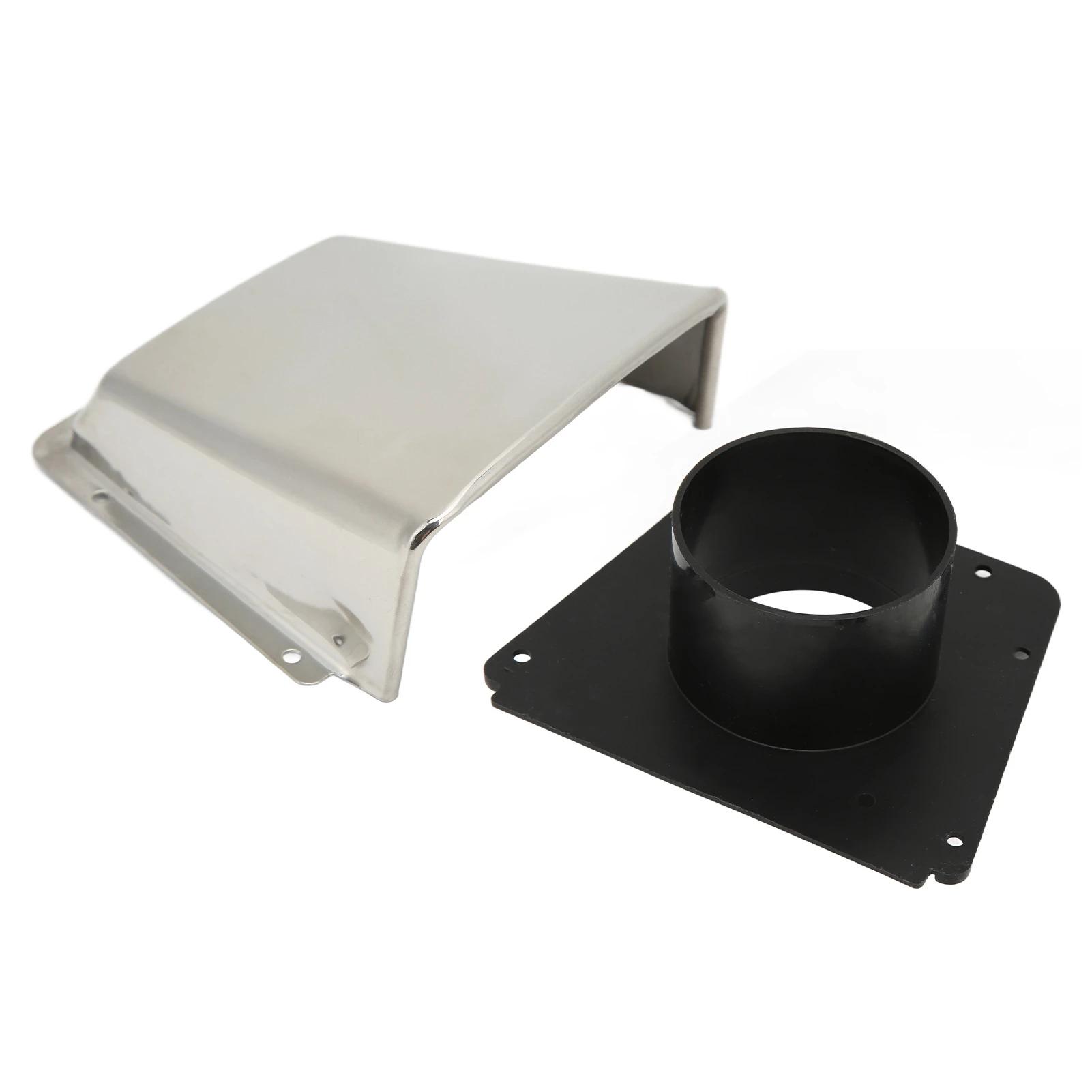 

High-Strength Stainless Steel Clamshell Vent Cover with Nylon Base – Waterproof & Durable Marine Vent for Boats & Yachts серебряный