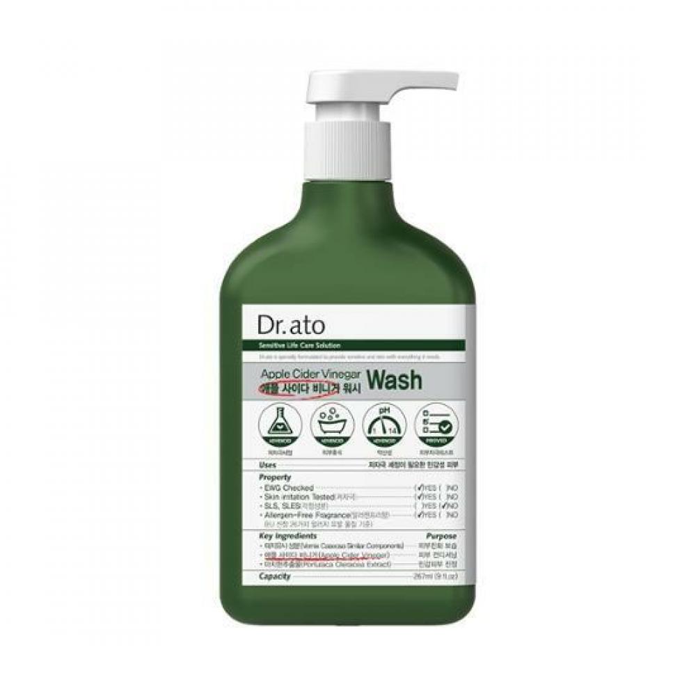 

Средство для мытья посуды Dr.Ato с яблочным уксусом 310 мл