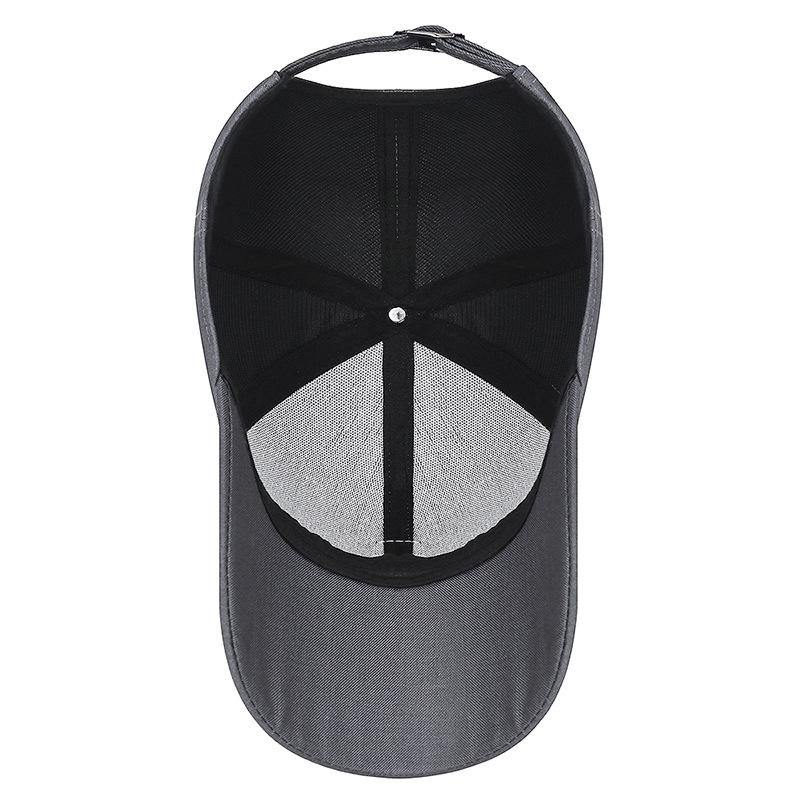 Casquette de baseball polyvalente à imprimé alphabet décalé pour homme, idéale pour le printemps et l'été, idéale pour l'extérieur, pour les personnes d'âge moyen