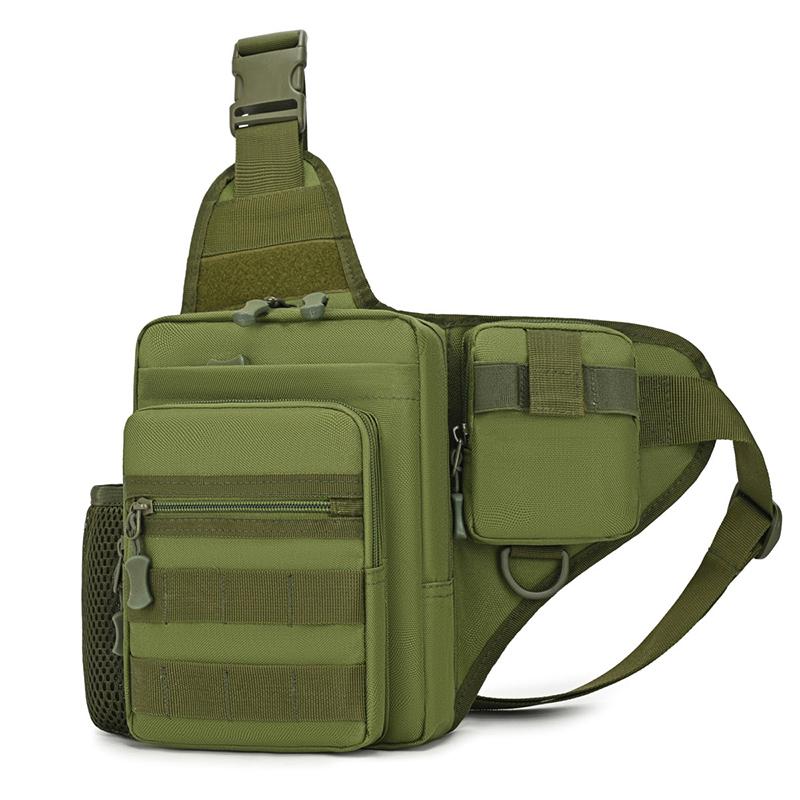 Camping Climbing Bag Chest Pouch For Men Cycling Hiking Travel Outdoor Sport Tactical Crossbody Molle Fishing Waist Fanny Pack
