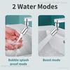 2 Modes Kitchen Sink Faucet Adjustable 720° Rotary Splash-proof Filter Faucet Sprayer Head Bathroom Tap Extender Adapter