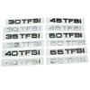 Auto 30 35 40 45 50 55 60 TFSI ABS Lettere Emblema Badge Adesivo Logo per Audi A4 A5 A6 A7 A8 Q3 Q5 Q6 Q7 Q8 A3