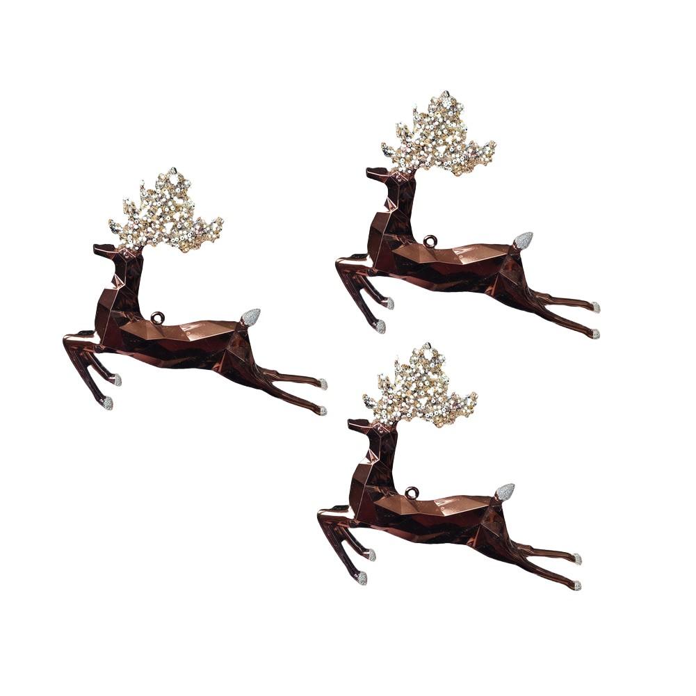 

Easy To Hang Christmas Elk Ornaments Christmas Tree Pendants Brown