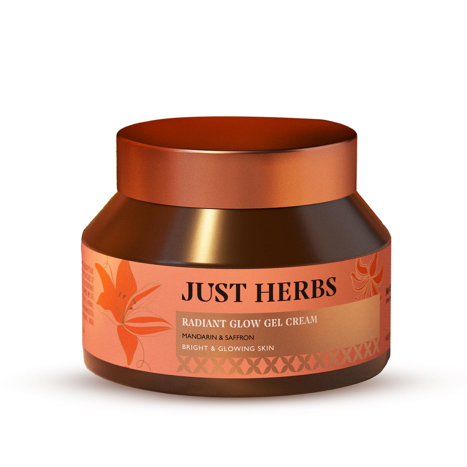 Just Herbs Сияющий Гель-Крем | Для Сияющей Кожи | Увлажнение на 72 часа, Мгновенное 200% Увлажнение | Оживляет Тусклую Кожу | Клинически Протестировано