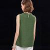 Women's 100% Linen Loose Fit Sleeveless Tank Top