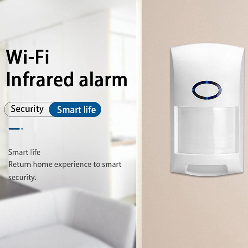 Compact Infrared Motion Sensor for Tuya Ecosystem 3V AAA Battery Powered 90g Lightweight Design 110 Degree View