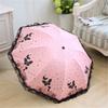 Fashion Folding Rain Umbrella Women Windproof Sunshade Parasol Girls Anti-UV Waterproof Umbrellas Portable Travel Men Sombrilla