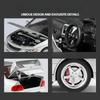 1:24 Lancer EVO IX EVO9 Alloy Racing Car Model Diecast Metal Toy Sports Car Model Sound and Light Simulation Kids Gift