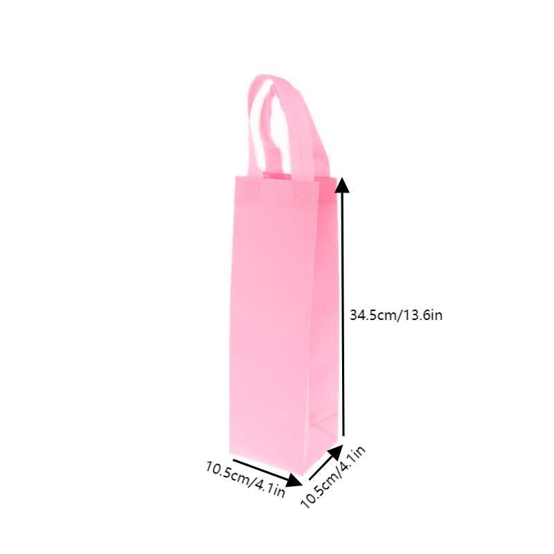 Wine Bag Non-Woven Fabric Tote Bottle Wine Carrier Bag Padded Wine Cooler Gift For Wine Lovers Or Wedding