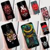 Hannya Demon Oni Case For Red Magic 10 8 9 Pro Plus 6 7 Pro 5G 5S 6R RedMagic 10S 8S 7S 9S Pro Plus Cover